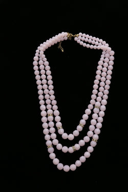 Luxury Faceted Crystal Necklace Gold & Blue NWOT