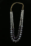 Luxury Faceted Necklace Gold/Purple NWOT