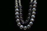 Luxury Faceted Necklace Gold/Purple NWOT