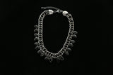 Luxury Faceted Necklace Gunmetal/Black NWOT