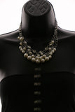 Luxury Pearl Crystal Necklace Silver & White NWOT