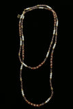Luxury Crystal Faceted Necklace Gold & Pink NWOT