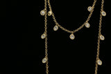 Luxury Crystal Necklace Gold NWOT