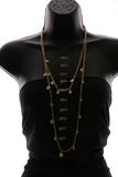 Luxury Crystal Necklace Gold NWOT