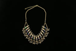 Luxury Faceted Necklace Gold NWOT