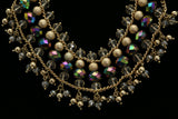 Luxury Faceted Necklace Gold NWOT