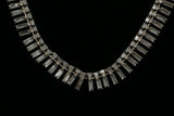Luxury Crystal Necklace Silver NWOT