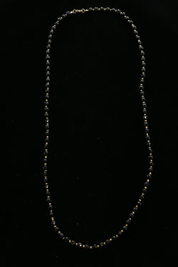 Luxury Faceted Necklace Gold/Black NWOT