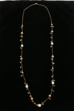 Luxury Crystal Necklace Gold/White NWOT