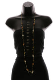Luxury Crystal Necklace Gold/White NWOT