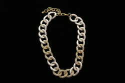 Luxury Crystal Choker-Necklace Gold NWOT