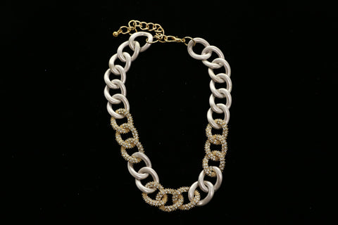 Luxury Crystal Choker-Necklace Gold NWOT