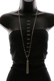 Luxury Crystal Crystal Necklace Silver & Clear NWOT