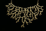 Luxury Coral Necklace Gold NWOT