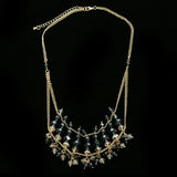 Luxury Faceted Necklace Gold/Green NWOT