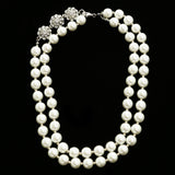 Luxury Crystal Choker-Necklace Silver/White NWOT