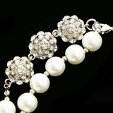 Luxury Crystal Choker-Necklace Silver/White NWOT