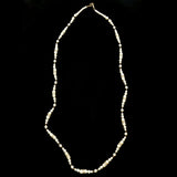 Luxury Crystal Pearl Necklace Gold & White NWOT
