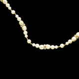 Luxury Crystal Pearl Necklace Gold & White NWOT