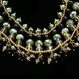Luxury Faceted Necklace Gold NWOT