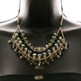 Luxury Faceted Necklace Gold NWOT