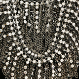 Luxury Crystal Necklace Gunmetal NWOT