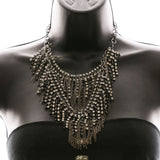 Luxury Crystal Necklace Gunmetal NWOT