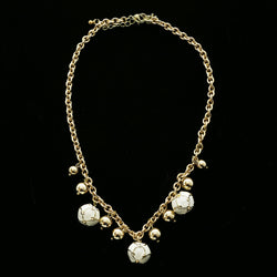 Luxury Necklace Gold/White NWOT