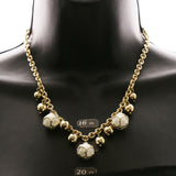 Luxury Necklace Gold/White NWOT