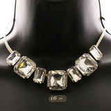 Luxury Crystal Choker-Necklace Gold NWOT