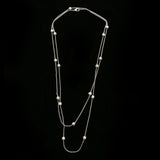 Luxury Crystal Necklace Silver NWOT