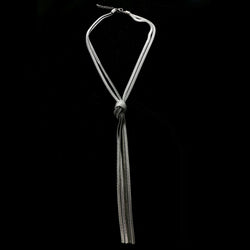 Luxury Y-Necklace Gunmetal NWOT
