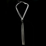 Luxury Y-Necklace Gunmetal NWOT