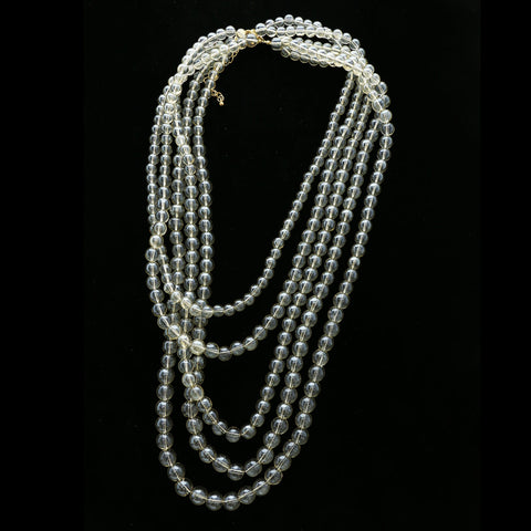 Luxury Necklace Gold/Clear NWOT