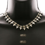 Luxury Crystal Necklace Silver NWOT