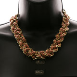 Luxury Necklace Gold/Pink NWOT