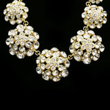 Luxury Crystal Necklace Gold NWOT