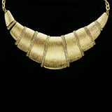 Luxury Crystal Necklace Gold NWOT