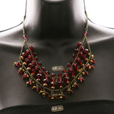 Luxury Faceted Necklace Gold NWOT