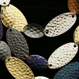 Luxury Hammered Finish Necklace Gold NWOT