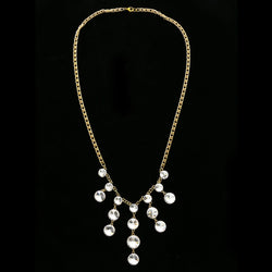 Luxury Crystal Necklace Gold NWOT