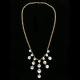 Luxury Crystal Necklace Gold NWOT