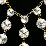Luxury Crystal Necklace Gold NWOT