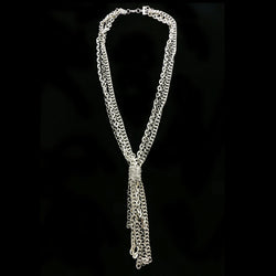 Luxury Y-Necklace Silver NWOT