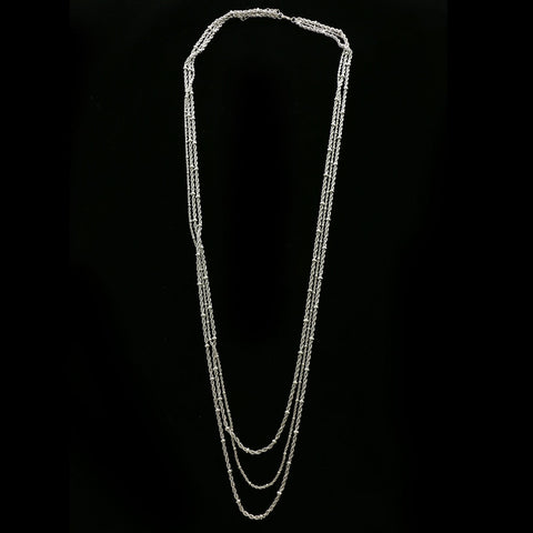 Luxury Necklace Silver NWOT