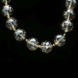 Luxury Crystal Necklace Gold NWOT