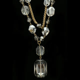Luxury Crystal Necklace Gold NWOT