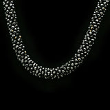 Luxury Faceted Necklace Gold/Black NWOT