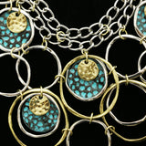 Luxury Necklace Silver/Blue NWOT