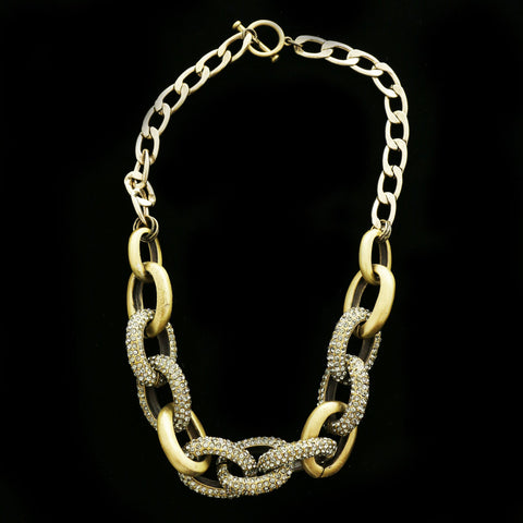 Luxury Sudo Coins Hammered Finish Necklace Gold NWOT